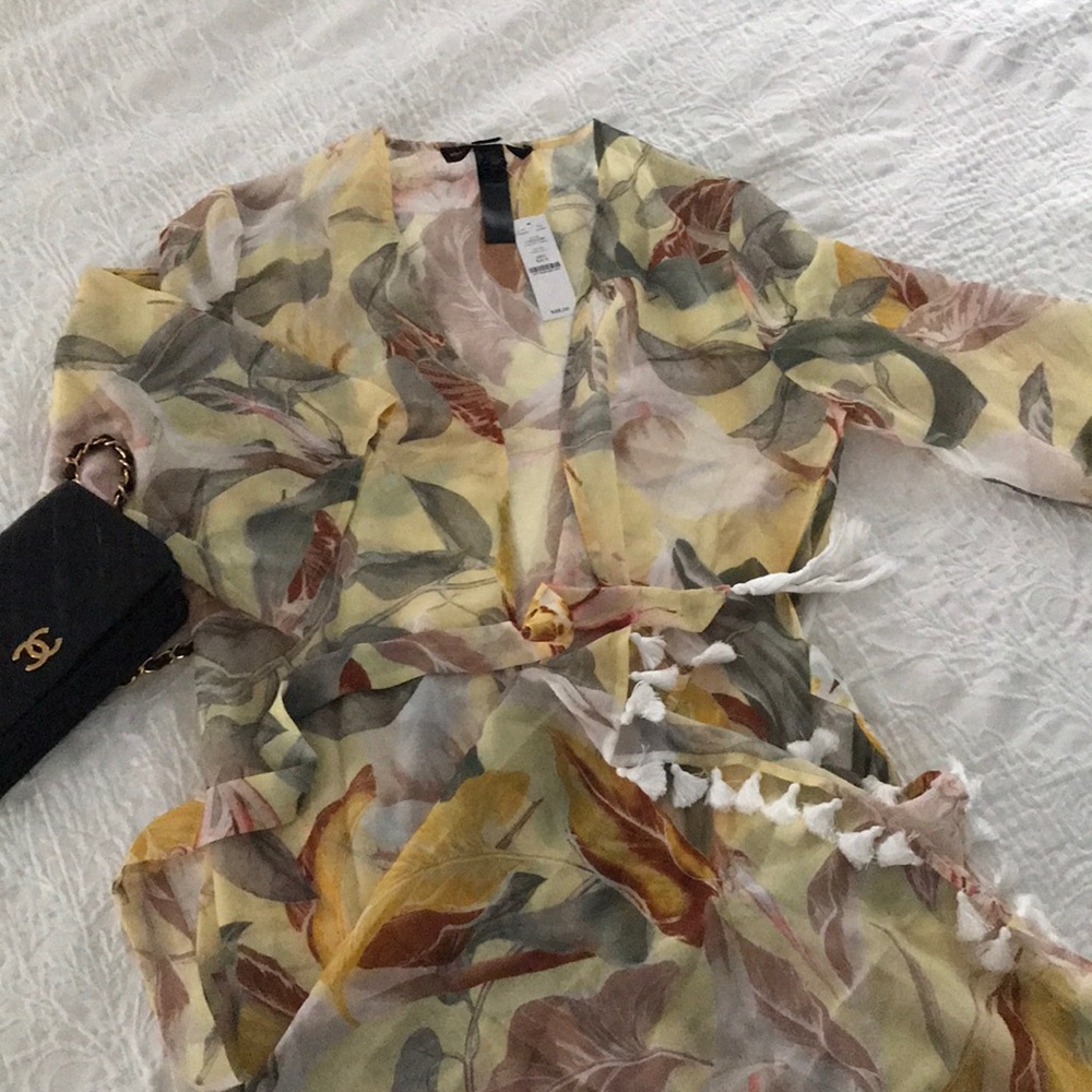 White House Black Market Kimono/Cover up